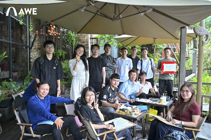 Buổi ký học của học viên AWE