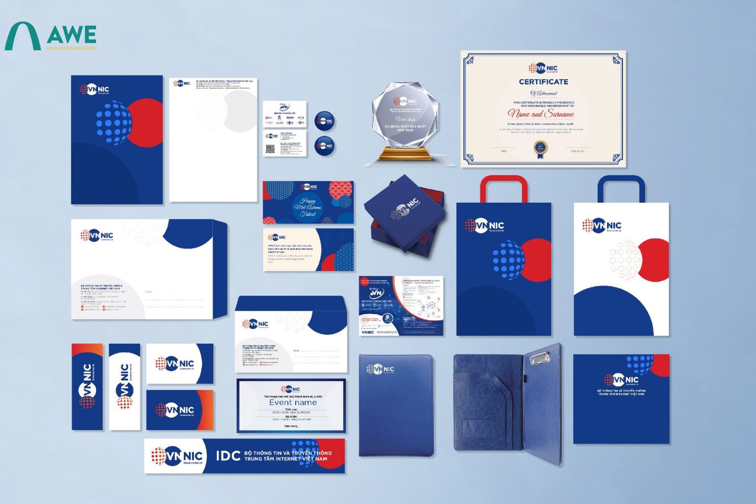 Bộ nhận diện thương hiệu qua đồ án thiết kế đồ hoạ của học viên