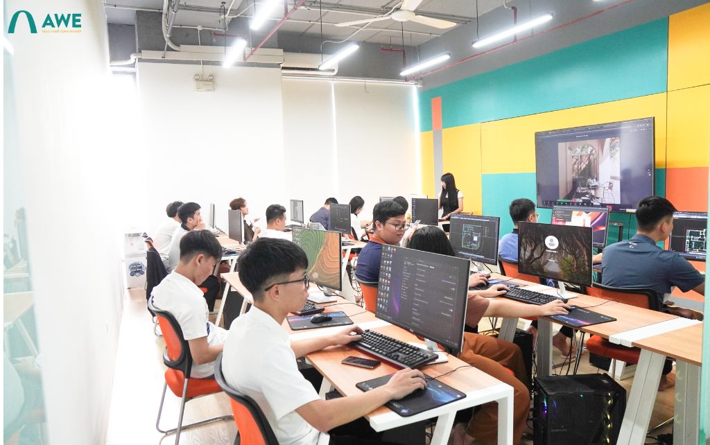 Hình ảnh lớp học thiết kế đồ hoạ