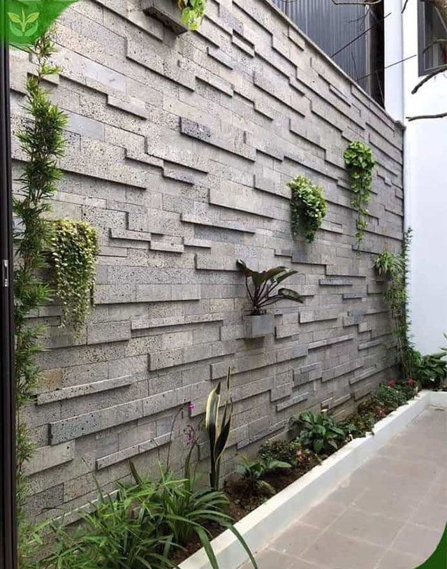 đá ốp tường trang trí nghệ thuật nội thất tân trang tường nhà