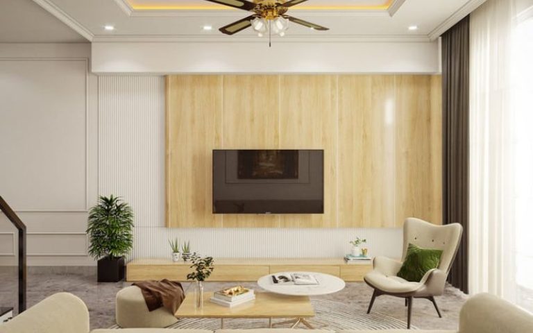 gỗ ốp tường nội thất lamri sang trọng tân trang tường nhà